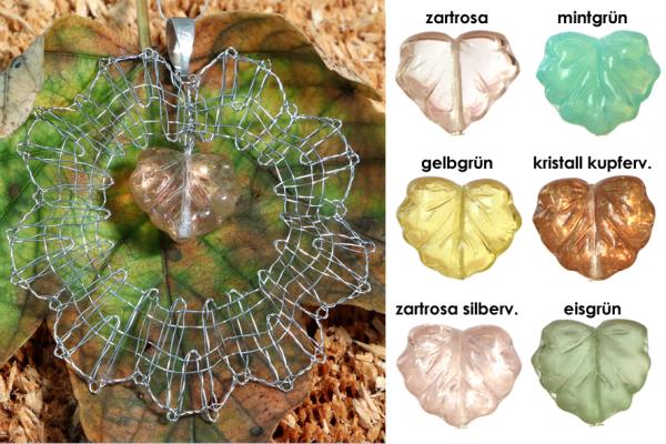 549 Klöppelschmuck Bastelset „Ahornblättchen"